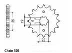 PIGNON ACIER 11352CZ