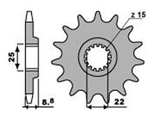 PIGNON ACIER 11983CZ