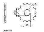 PIGNON ACIER 9480.E9450