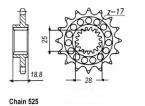 PIGNON ACIER 9550.E1396