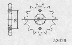 PIGNON ACIER 12114CZ