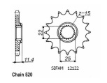 PIGNON ACIER 12122CZ