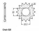 PIGNON ACIER 12424CZ