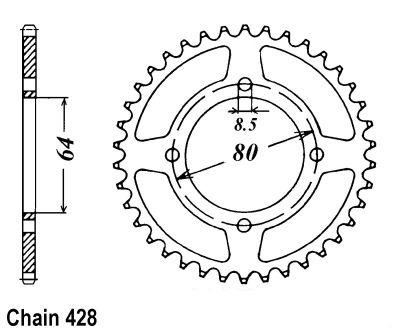 COURONNE ACIER 20459CZ