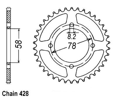 COURONNE ACIER 20461CZ