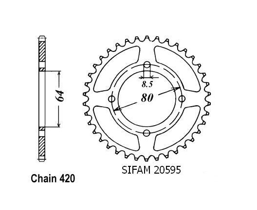 COURONNE ACIER 20595CZ