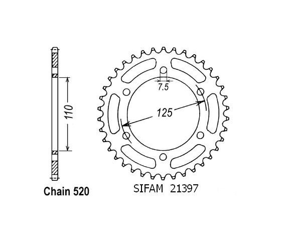 COURONNE ACIER 21397CZ