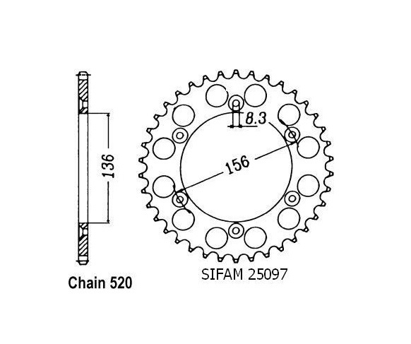 COURONNE ACIER 25097CZ