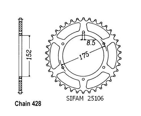 COURONNE ACIER 25106CZ