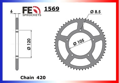 COURONNE ACIER 0372.1569