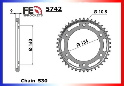 COURONNE ACIER 9306.5742