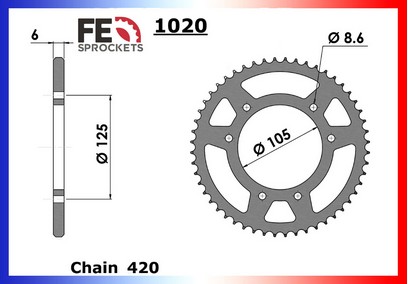 COURONNE ACIER 0378.1020