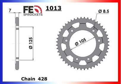 COURONNE ACIER 2256.1013