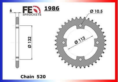 COURONNE ACIER 2430.1986