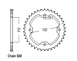 COURONNE ACIER 25240CZ