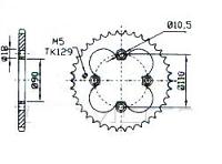 COURONNE ACIER 25252CZ