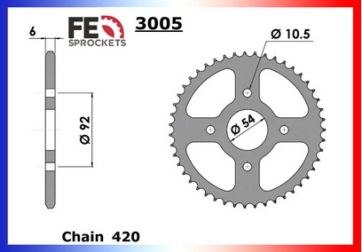 COURONNE ACIER 2253.3005