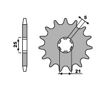 PIGNON ACIER 464569