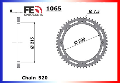 COURONNE ACIER KTM GRAND MOYEU 1974-1982 4903.1065