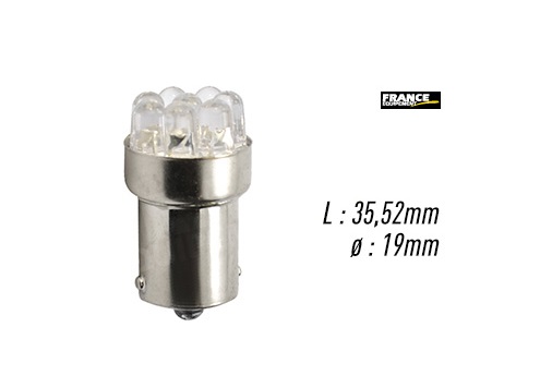 AMPOULE GRAISSEUR LED BA15S 12V 0.575W AM.LB074W