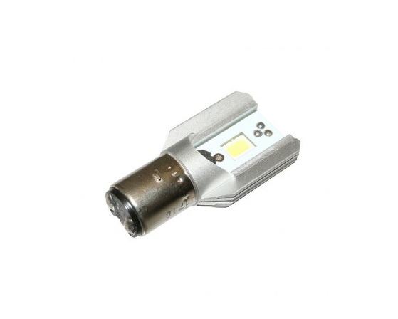 AMPOULE PHARE LEDS SMD BA20D 12V 24000 LUMENS 6000K ECLAIRAGE BLANC