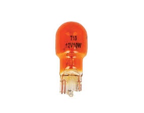 AMPOULE TEMOIN SANS CULOT 12V 10W ORANGE BLB35