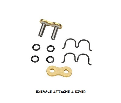 ATTACHE A RIVER POUR CHAINE IZUMI/SIFAM 520 OSDR HYPER ORING