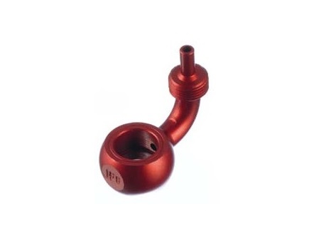 BANJO COUDE 90 ALU ROUGE DIAM 10MM