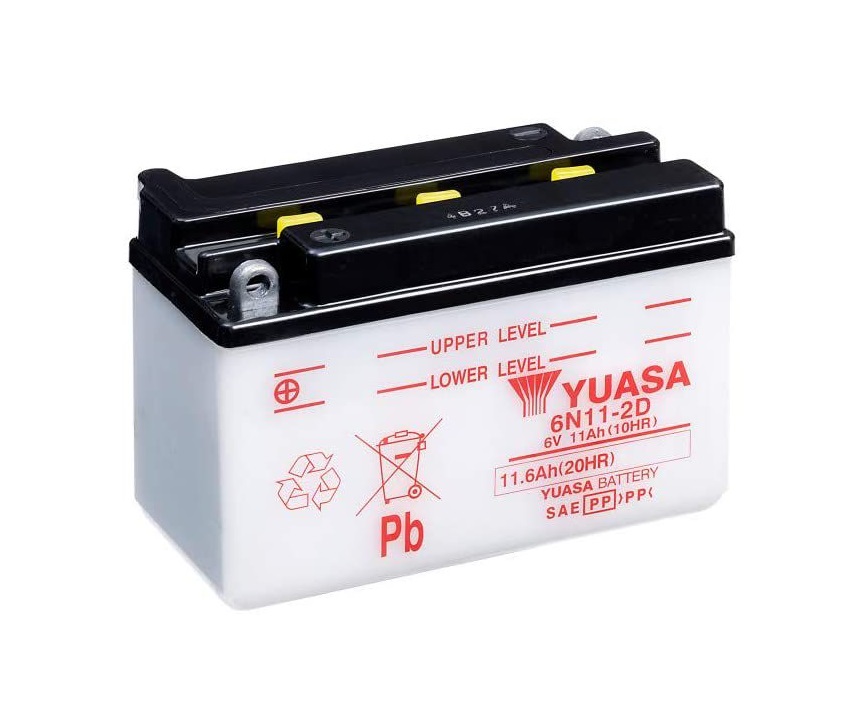 BATTERIE YUASA 6N11-2D