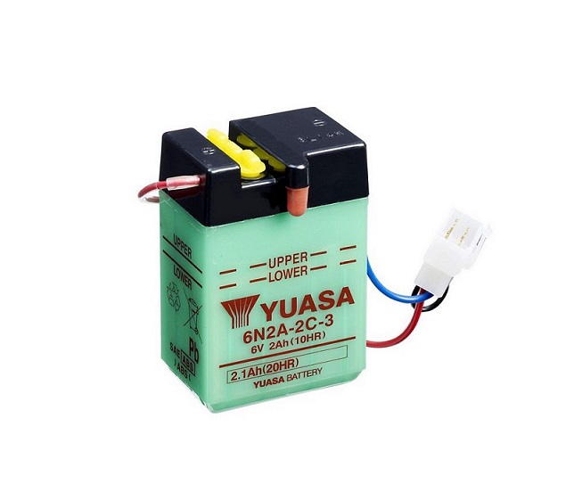 BATTERIE YUASA 6N2A-2C-3