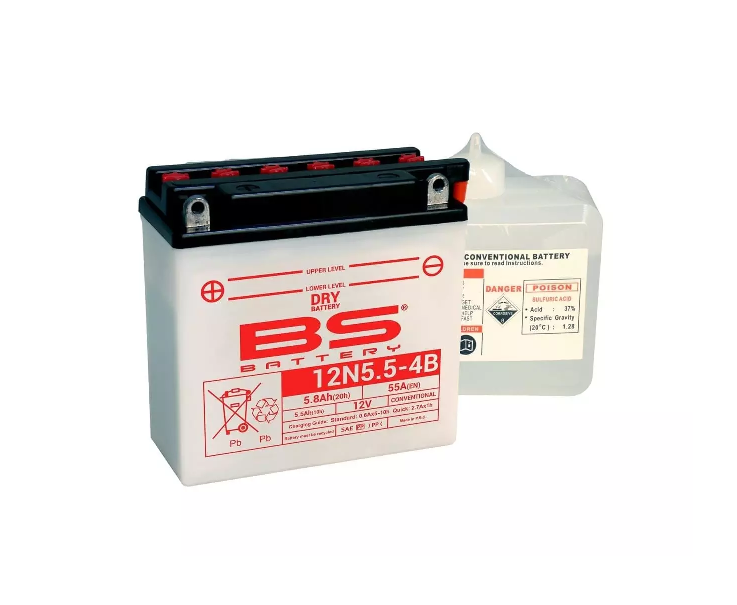 BATTERIE BS BATTERY 12N5.5-4B