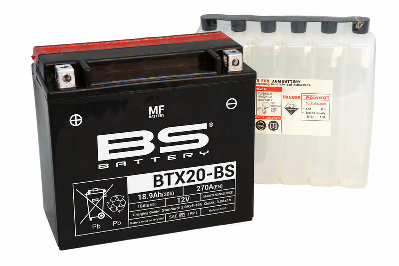 BATTERIE BS BATTERY BTX20-BS YTX20-BS