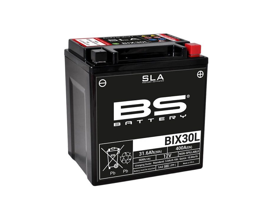 BATTERIE BS BATTERY BIX30L SLA ACTIVEE USINE