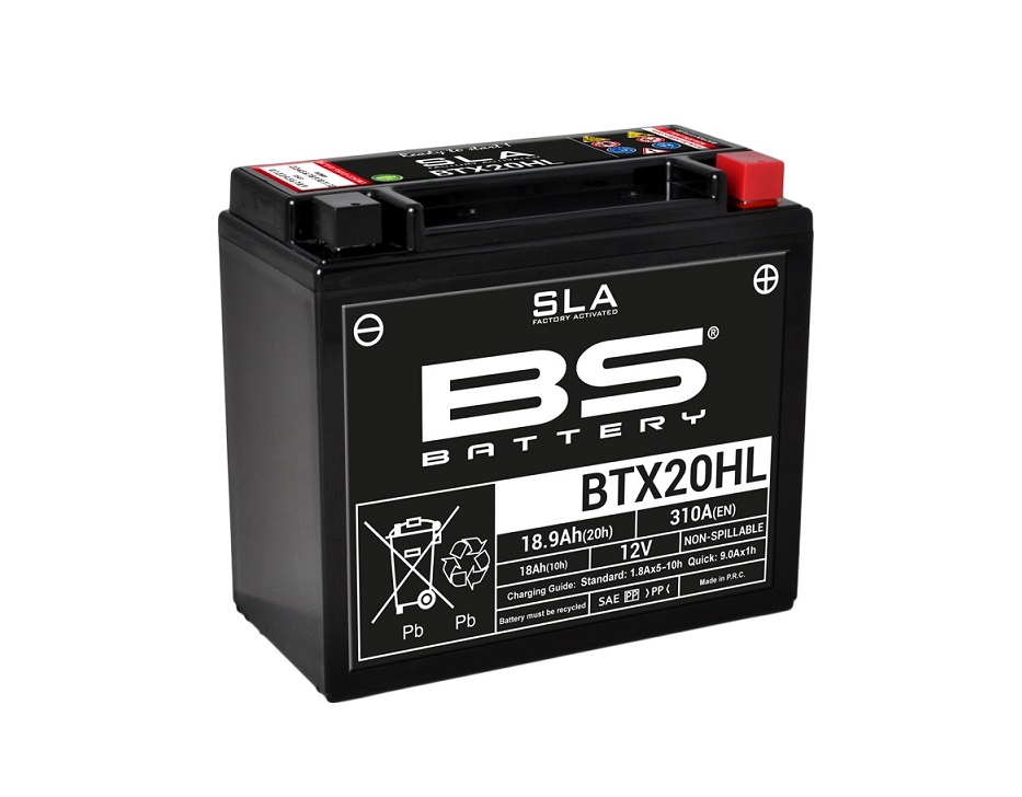 BATTERIE BS BATTERY BTX20HL SLA ACTIVEE USINE