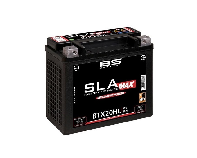 BATTERIE BS BATTERY BTX20HL SLA MAX ACTIVEE USINE SPECIAL HARLEY DAVIDSON