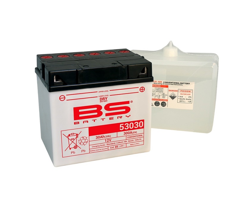 BATTERIE BS BATTERY HAUTE PERFORMANCE Y60-N30L-A 53030