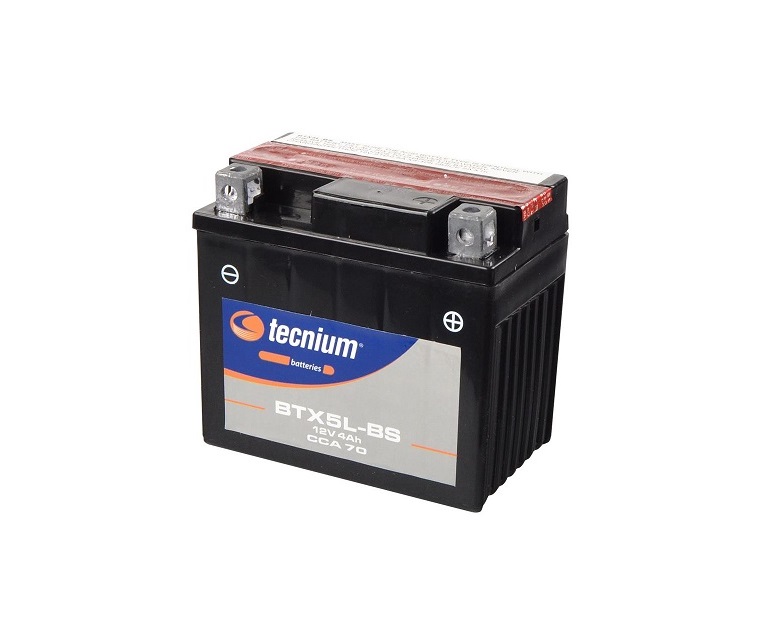 BATTERIE TECNIUM BTX5L-BS YTX5L-BS PRETE A LEMPLOI