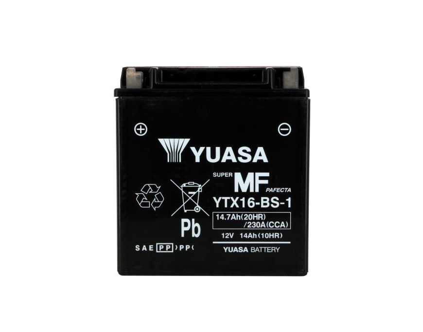 BATTERIE YUASA YTX16-BS-1