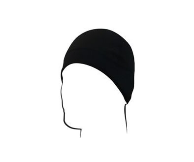 BONNET DOUBLURE CASQUE NYLON NOIR