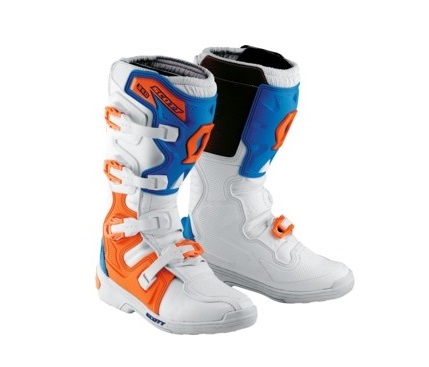 BOTTES CROSS SCOTT 350 MX BOOT BLANC/BLEU