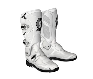 BOTTES CROSS SCOTT 550 MX BOOT BLANCHES