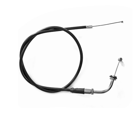 CABLE DE GAZ MOTO TNT MOTOR 50 CITY 1&2 EURO 2 LONGUEUR 76 CM (CABLE ET GAINE)