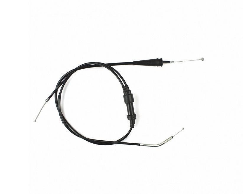 CABLE DE GAZ MOTO DERBI 50 SENDA A PARTIR DE 2010 / GILERA 50 SMT/RCR A PARTIR DE 2010 (CABLE ET GAINE)