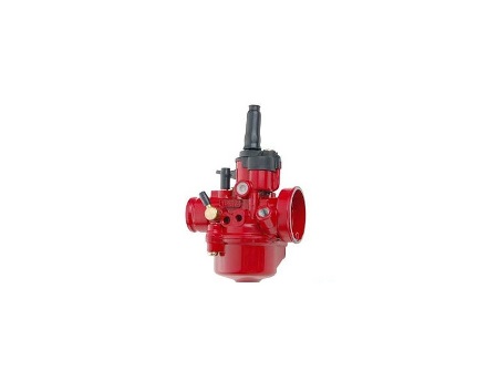 CARBURATEUR TUNR TYPE PHVA 17.5 ROUGE MOTO DERBI 50 SENDA DEPRESSION / GRAISSAGE / STARTER TIRETTE