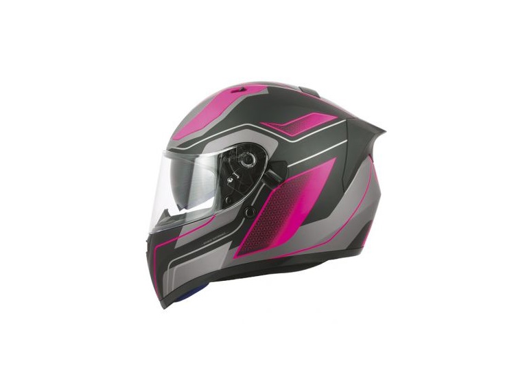 CASQUE INTEGRAL S-LINE S441 VENGE PINLOCK NOIR MAT/ROSE