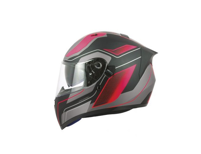 CASQUE INTEGRAL S-LINE S441 VENGE PINLOCK NOIR MAT/ROUGE