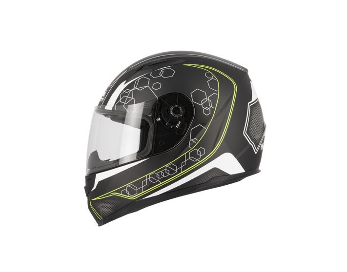 CASQUE INTEGRAL S-LINE S448 APEX GRAPHIC NOIR MAT/JAUNE FLUO