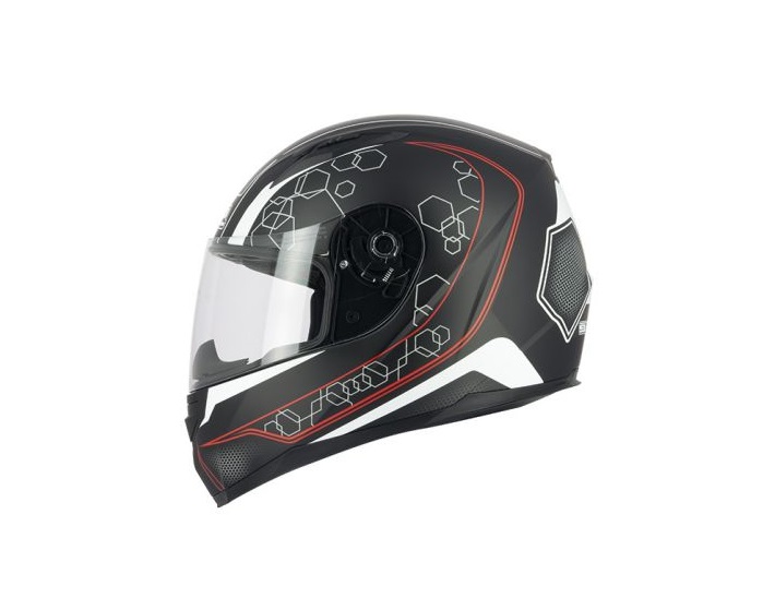 CASQUE INTEGRAL S-LINE S448 APEX GRAPHIC NOIR MAT/ROUGE