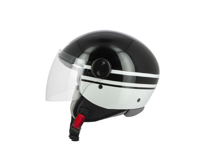 CASQUE JET S-LINE S740 WIND NOIR BLANC