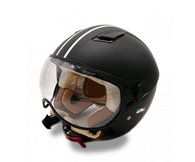 CASQUE JET VITO HELMETS MODA NOIR MAT